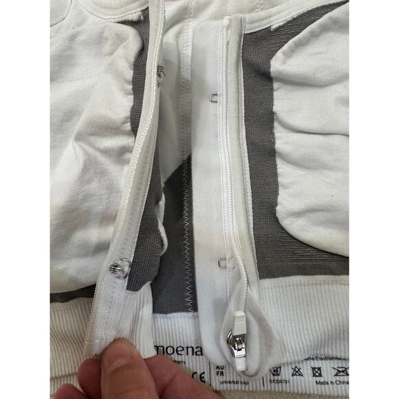 Amoena Leyla Post-Surgical Compression Bra 44605 White Gray, size 36 / 38 - Picture 2 of 5